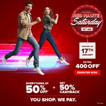 Central presents Red Haute Saturday  Sale on 18th January 2020