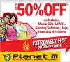 Planet M Red Hot Sale - Upto 50% off on Mobiles, Music CDs & DVDs, Gaming Software, Toys, Jewellery & T-Shirts