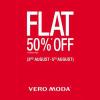 Flat 50% Off Sale at all Vero Moda stores in India from 3 to 5 August 2012